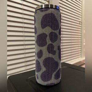 20oz Sparkling Cow Print Stainless tumbler